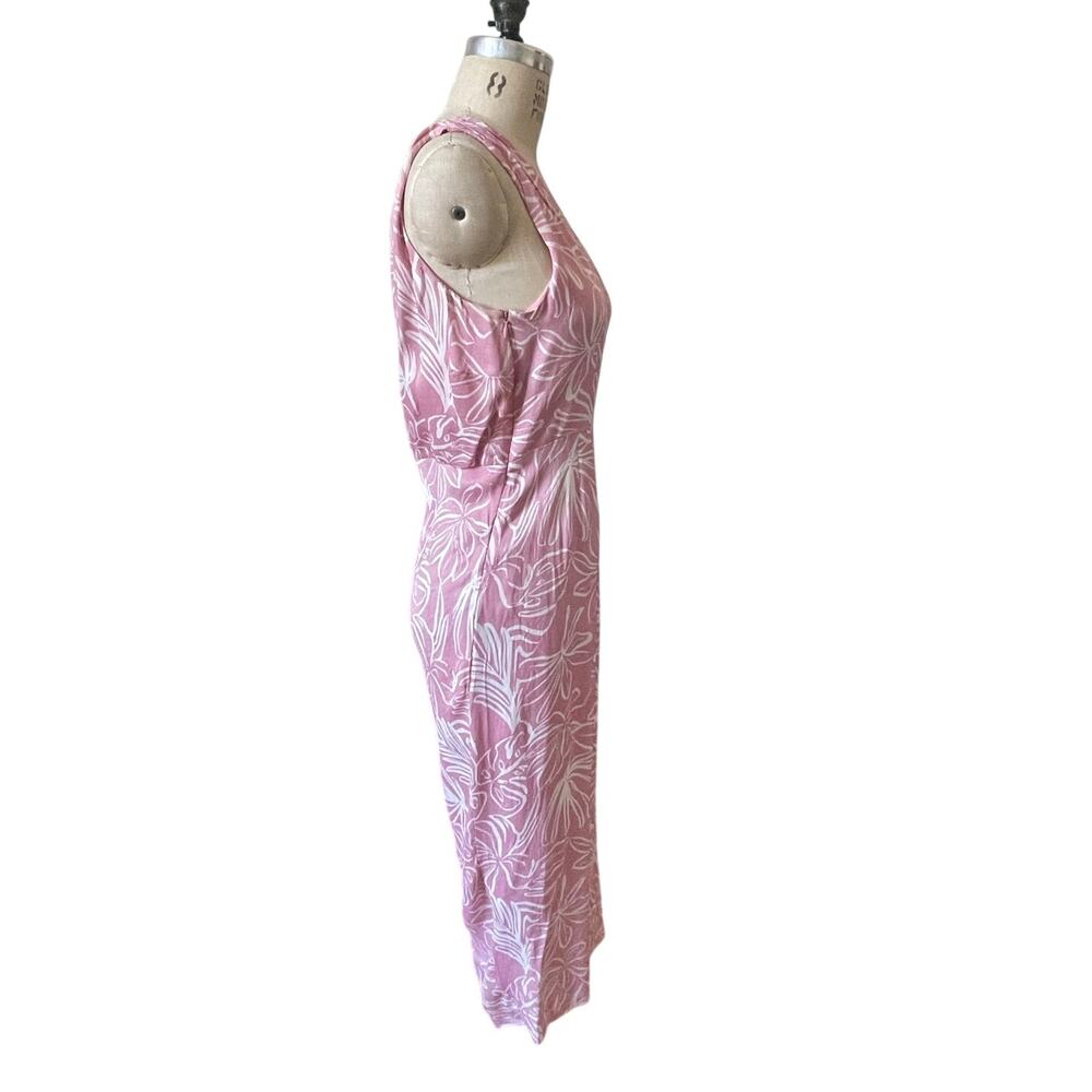 Saylor Emiliana Pink Floral One Shoulder Midi Dress Size Medium - Picture 5 of 9